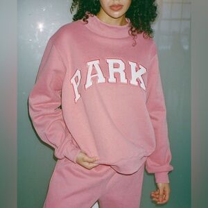 PARKE Mockneck Sweatshirt: L/XL, NWT, IN BAG